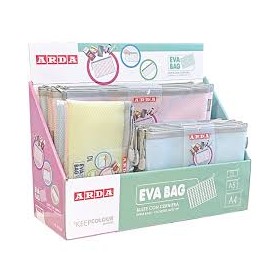 ESP.BUSTE IN EVA C/ZIP 3 FORMATI PZ.36