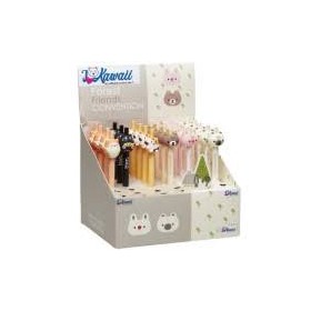 BIRO GEL A SCATTO KAWAII BLU PZ.36