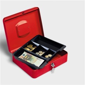 CASSETTA METALLO 30X24X29 ROSSO