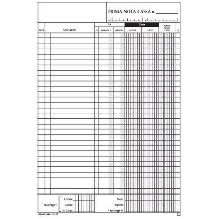 PRIMA NOTA CASSA 100F