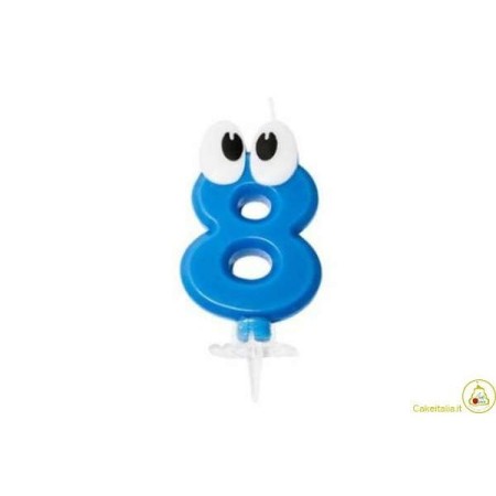 CANDELE OCCHI BLU N8