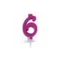 CANDELE MINI FUXIA N 6