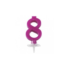 CANDELE MINI FUXIA N 8