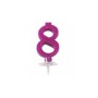 CANDELE MINI FUXIA N 8