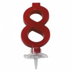 CANDELE MINI ROSSO N8