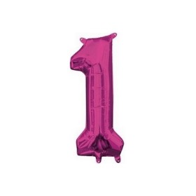 PALL. MYLAR NUMERO 1 CM 102 FUXIA