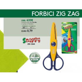 FORBICI SNIPPY ZIG ZAG 14CM