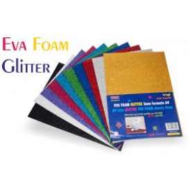 GOMMA EVA A4 GLITTER