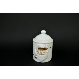 BARATTOLI CERAMICA BIANCO/ORO