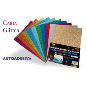 CARTA GLITTER AUTOADESIVA