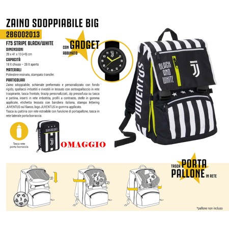 ZAINI EST. JUVENTUS SENZA PORTA COLORI OMAGGIO