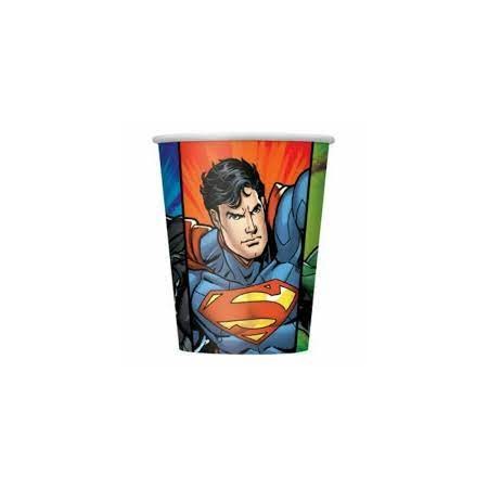 BICCHIERI DI CARTA PZ.8 JUSTICE LEAGUE