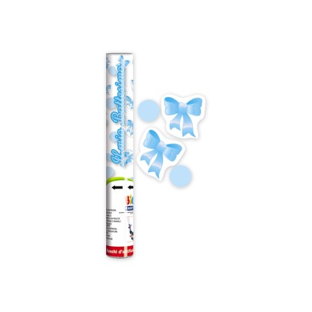 SPARACORIANDOLI 30CM BATTESIMO CELESTE