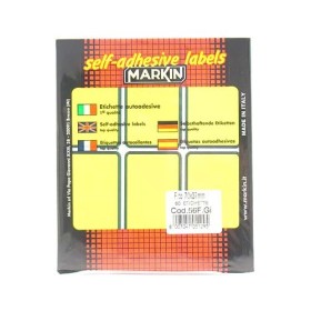 ETICHETTE IN BUSTA BORDATA GIALLO