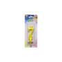 CANDELE CERA GIALLO N.7