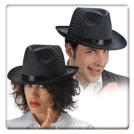 CAPPELLO GANGSTER IN RASO