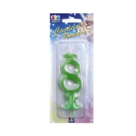 CANDELE CERA VERDE N.8