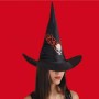 CAPPELLO STREGA C/TESCHIO E FIAMME