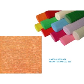 CARTA CRESPATA PESANTE ARANCIO 581