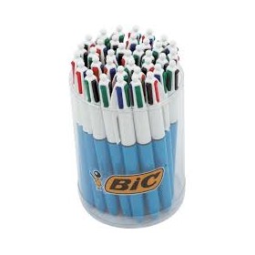 BIRO BIC 4 COLORI TUBO PZ.36