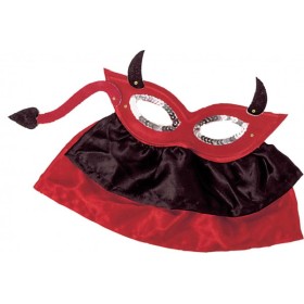 MASCHERA FARFALLA DIAVOLO