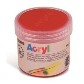 COLORI TEMP. ACR. 50GR CMP ROSSO CAR. 310
