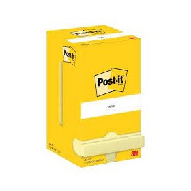 BLOCCHI POST-IT 3M 76X76 GIALLI IN SCATOLA PZ.12