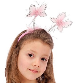 CERCHIETTI FARFALLA GLITTER COL. ASS.