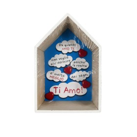 CASETTA MENSOLA LEGNO C/CUORI