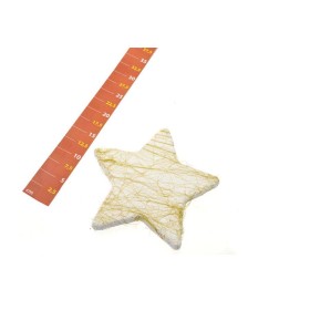APPENDINI STELLA 20CM FILI BIANCO/ORO