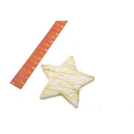 APPENDINI STELLA 20CM FILI BIANCO/ORO