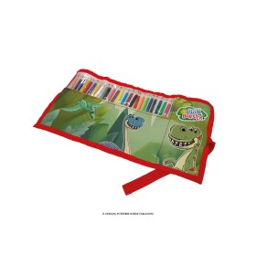 ROTOLI CON 24 PASTELLI DINOSAURI