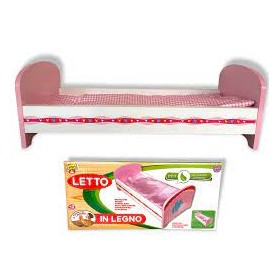 LETTO IN LEGNO PER BAMBOLE