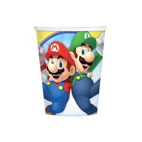8 BICCHIERI SUPER MARIO