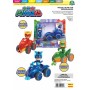 PJ MASK PJM VEICOLI QUAD CON PERSONAGGIO