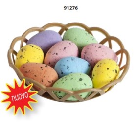 CESTINI 8 UOVA 4.5CM C/RETINA