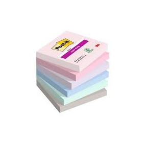 BLOCCHI POST-IT 3M 76X76 COLORATI DIGITARE 6 PZ