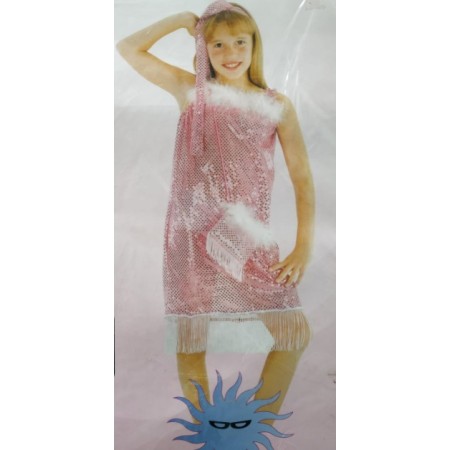 VESTITI CARNEVALE PINK 7-10 ANNI