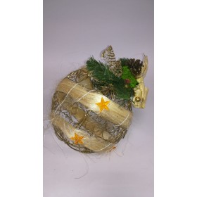 SFERE GLITTER ORO 200MM 9831