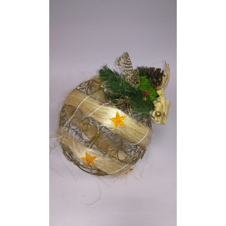 SFERE GLITTER ORO 200MM 9831