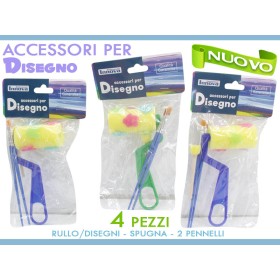 RULLI SPUGNA C/ACCESSORI