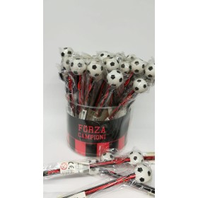 MATITA C/TOPPER ROSSONERI X 48