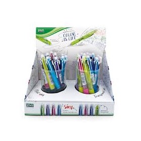 ESP. 5+1 BIRO 4 COLORI+PORTAMINE LEBEZ PZ.24