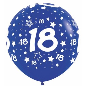 PALLONCINI 36 POLLICI BLU 18 ANNI