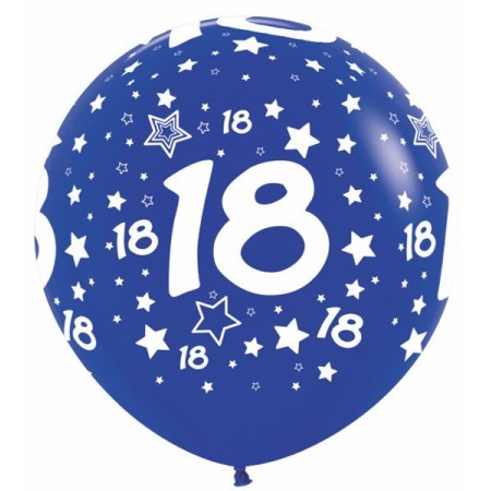 PALLONCINI 36 POLLICI BLU 18 ANNI