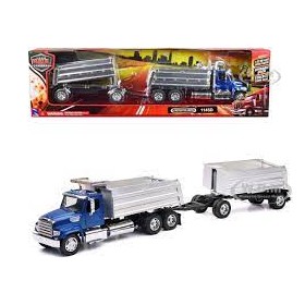 CAMION RIMORCHIO  CON 2 CASSONI 1:32