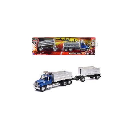 CAMION RIMORCHIO  CON 2 CASSONI 1:32