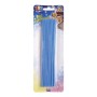 20 CANDELINE FILI LUMINOSI CELESTE CM 16