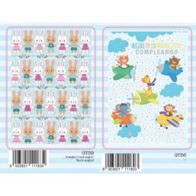 BIGLIETTI AUGURI MARPIMAR ANIMALETTI