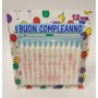 CANDELE BUON COMPLEANNO ROSA